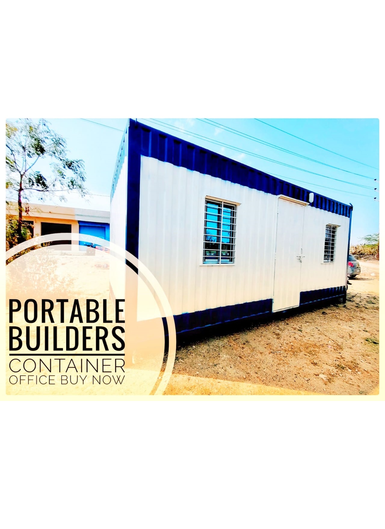 10x20 container office exterior photo portable builders